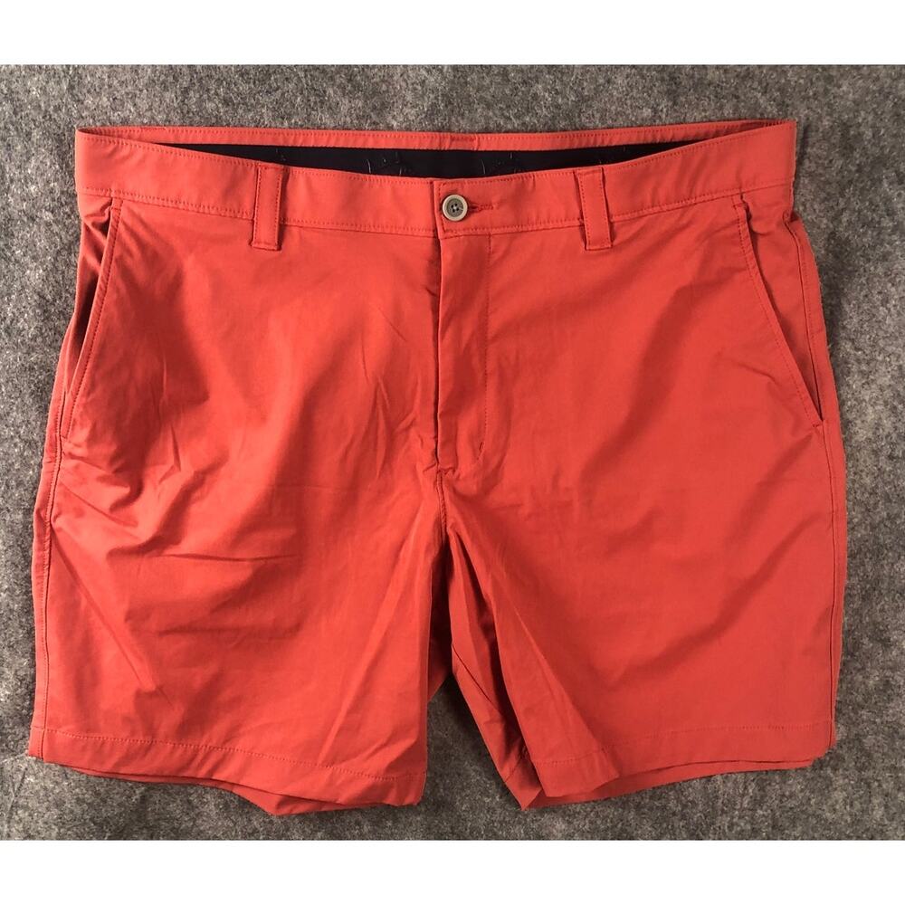 Southern Tide Men Red Hybrid Shorts Size 40 Stretch